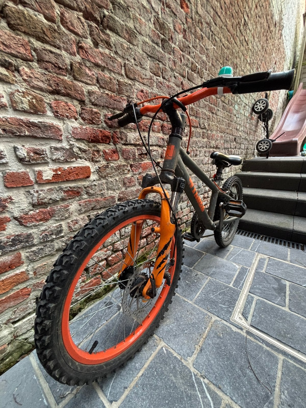 Stoere mountainbike 20inch, Ophalen, Gebruikt, Versnellingen, Schijfrem