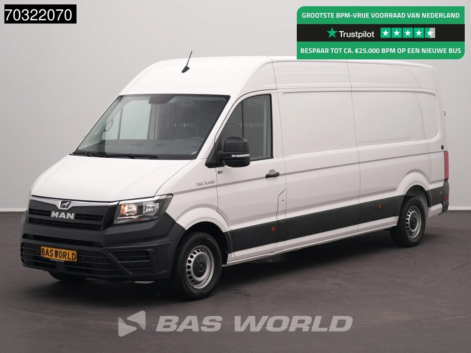 MAN TGE 3.140 L4H3 Airco Cruise Camera Parkeersensoren Euro6, Autos, Camionnettes & Utilitaires, Achat, Entreprise, 3 places, Diesel