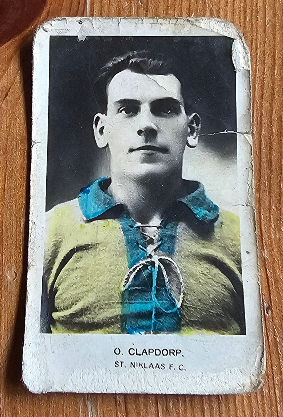 1932 Clapdorp (avant panini) SK St Niklaas Chromo Football, Enlèvement ou Envoi, Utilisé, Image