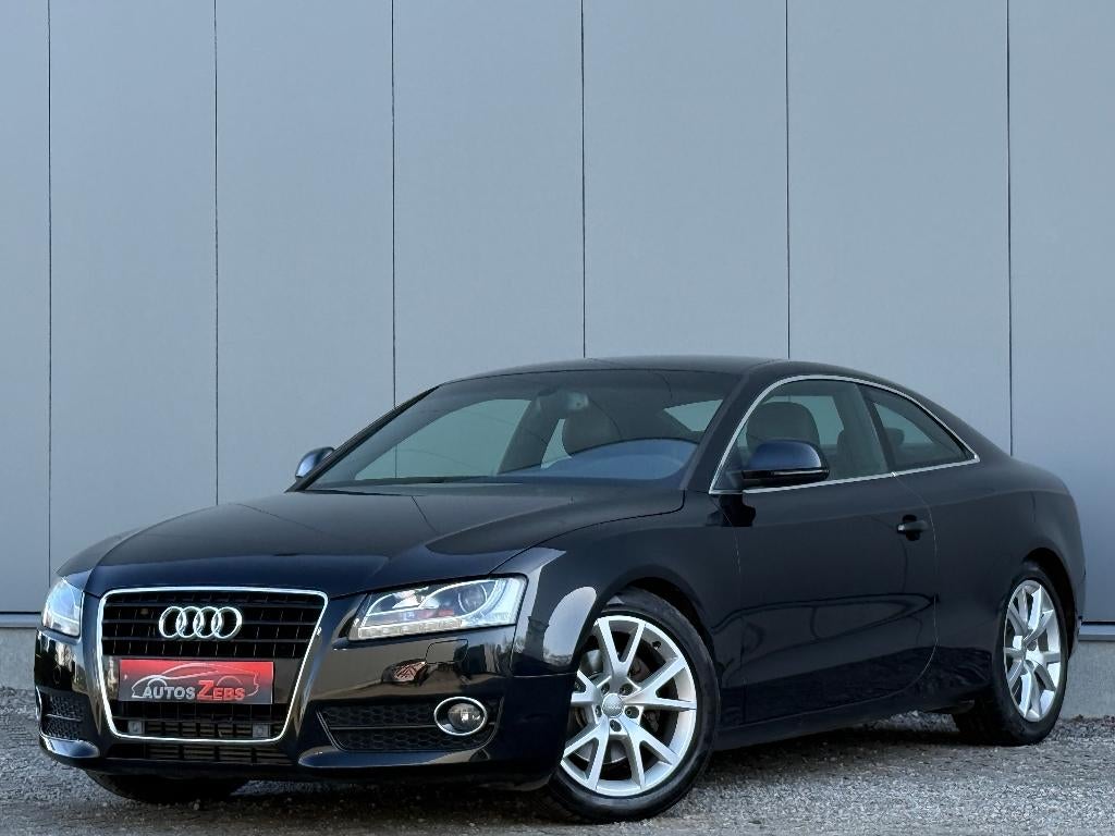 Caméra multitronique Audi A5 Coupe 2.7 TDi V6 Xenon Cruise, Autos, Cuir, Achat, Entreprise, Noir