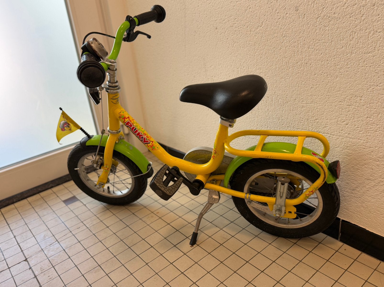 Prachtige kinderfiets van Pucky, Enlèvement, Utilisé, Frein à rétropédalage, Moins de 16 pouces