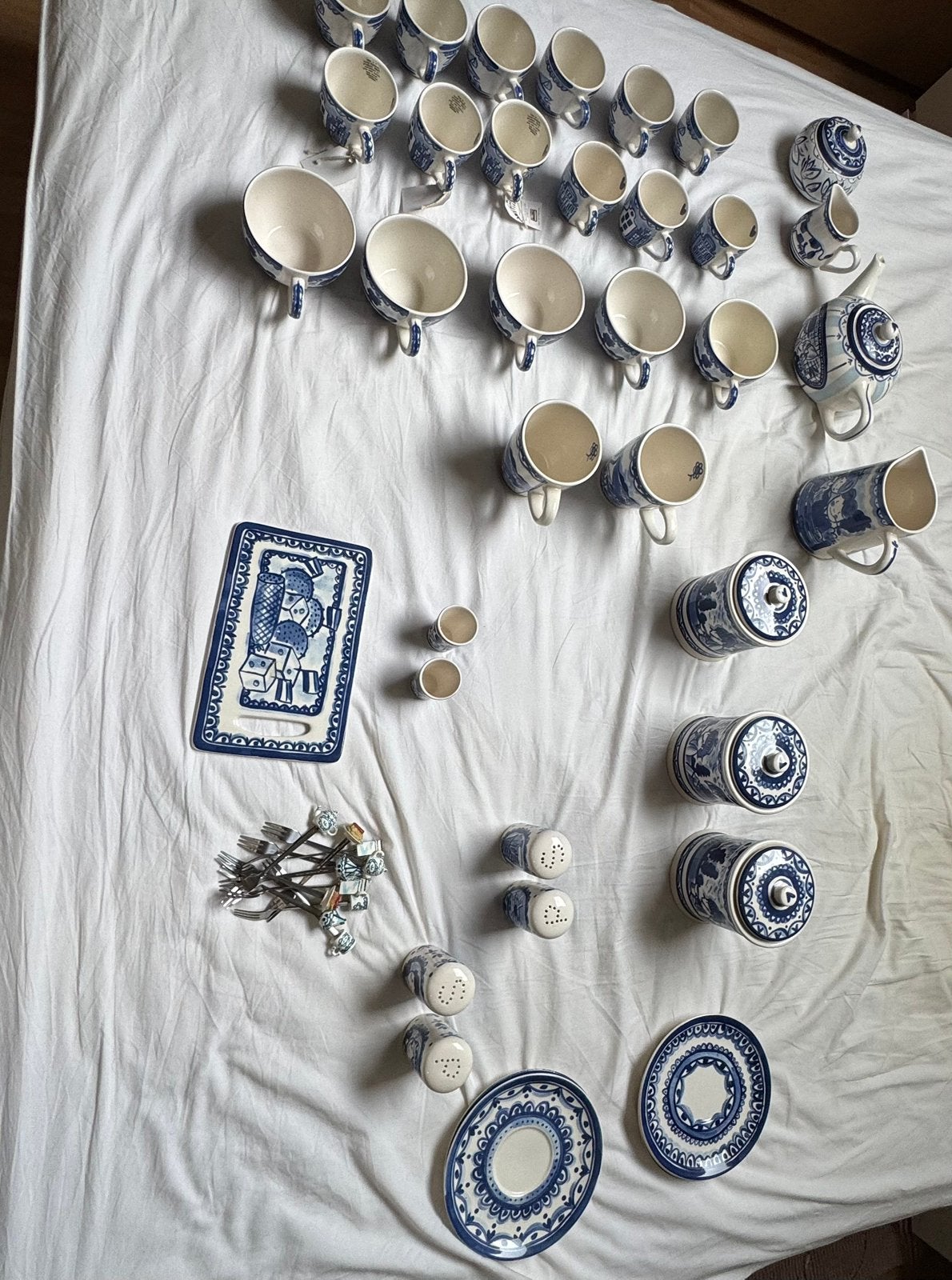 Blond Amsterdam servies Delfs Blauw, Maison & Meubles, Cuisine | Vaisselle, Enlèvement, Comme neuf, Blond Amsterdam, Récipient(s)