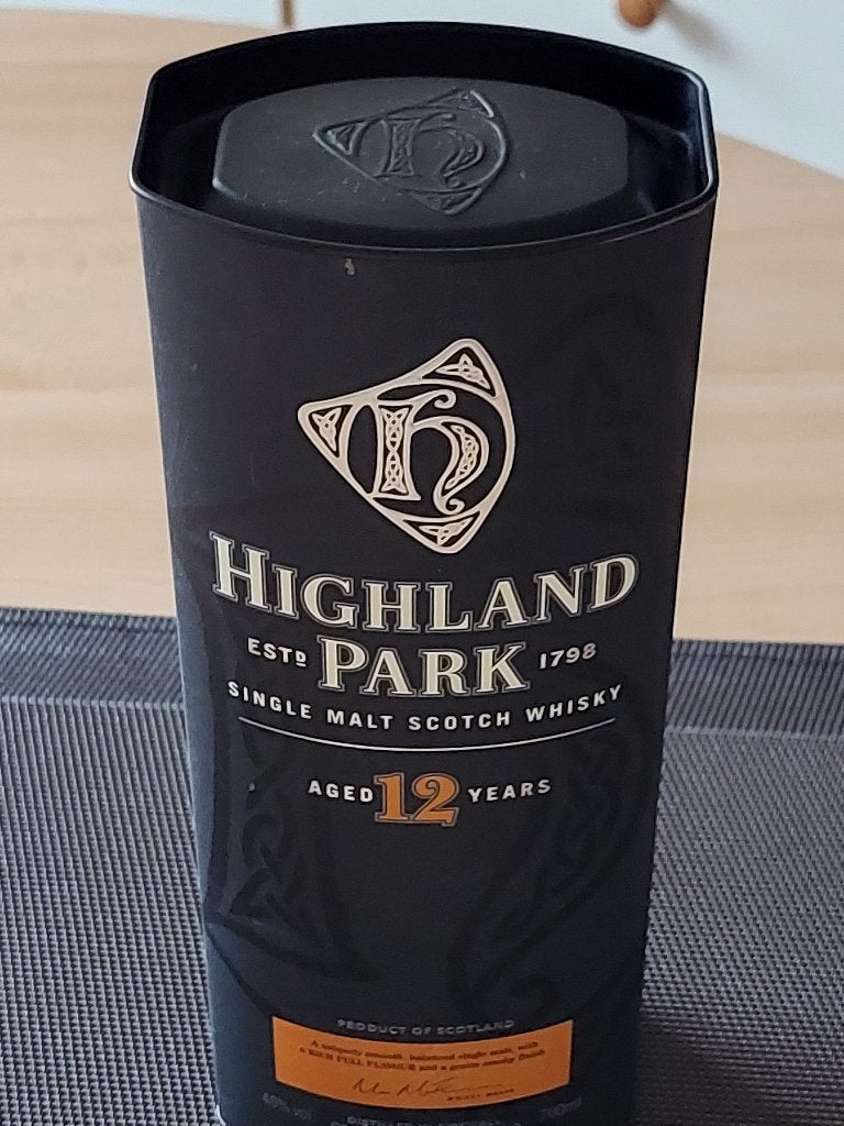 Highland Park-Scotch Whisky-Single malt-12 ans-70 cl-ouvert, Enlèvement ou Envoi, Comme neuf, Autres régions, Autres types