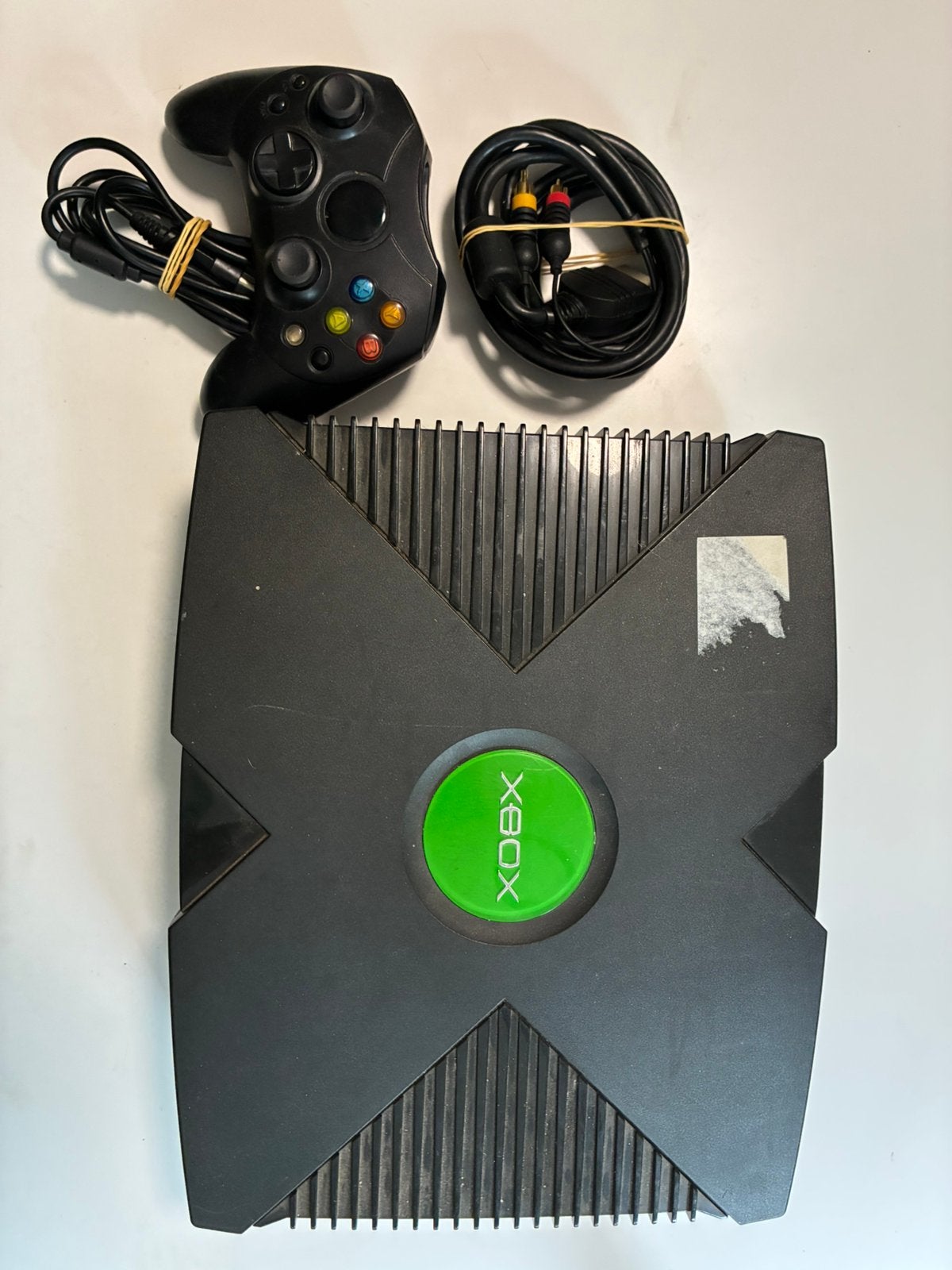 Originele Xbox met controller en kabels (omgebouwd), Ophalen of Verzenden, Zo goed als nieuw