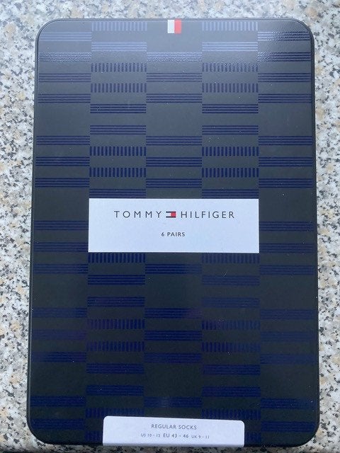 Tommy Hilfiger Herensokken 6-pack in giftbox, Kleding | Heren, Sokken en Kousen, Blauw, Ophalen of Verzenden, Tommy hilfiger, Nieuw