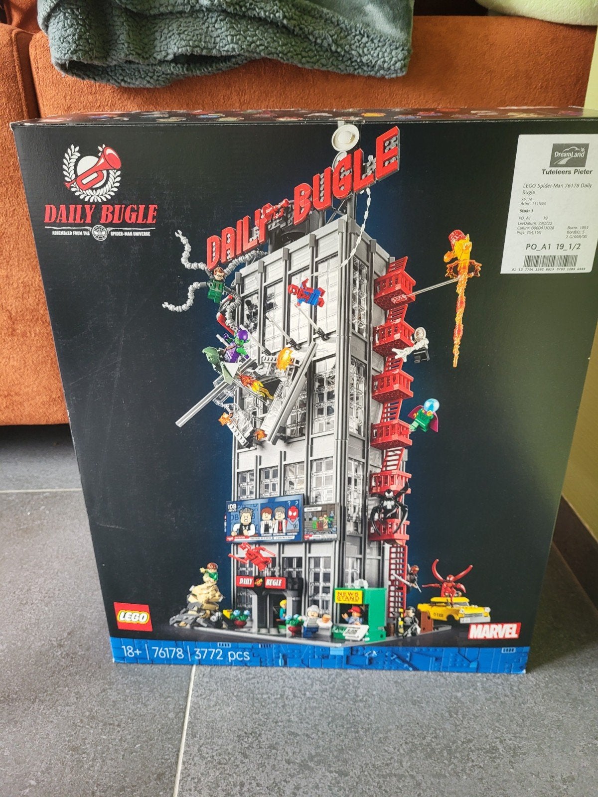 Spider-man Daily Bugle 76178, Kinderen en Baby's, Speelgoed | Duplo en Lego, Ophalen, Marvel, Lego, Zo goed als nieuw