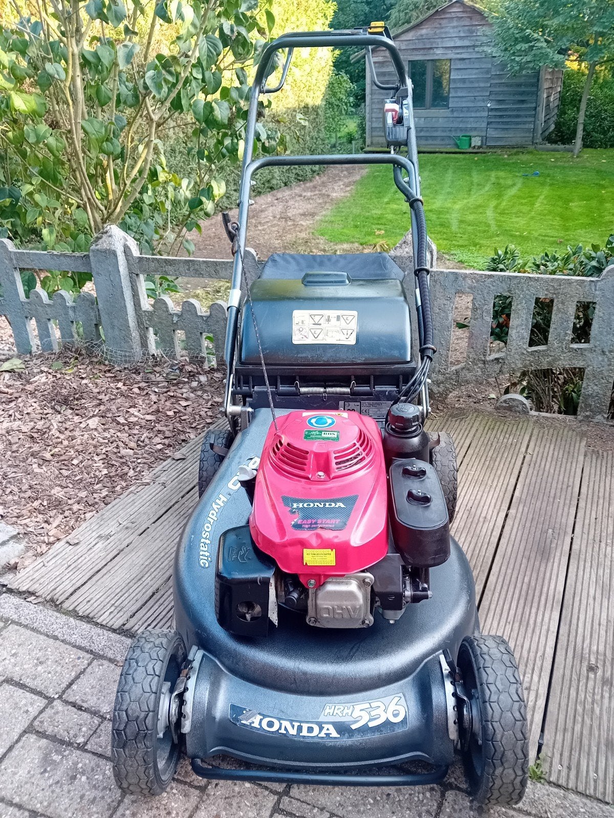 grasmaaier Honda HRH536, Ophalen, Versnellingen