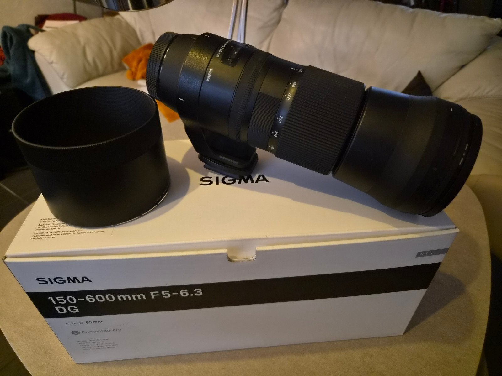 Sigma 150-600mm F5-6.3 DG OS HSM | C, Enlèvement, Canon, Téléobjectif