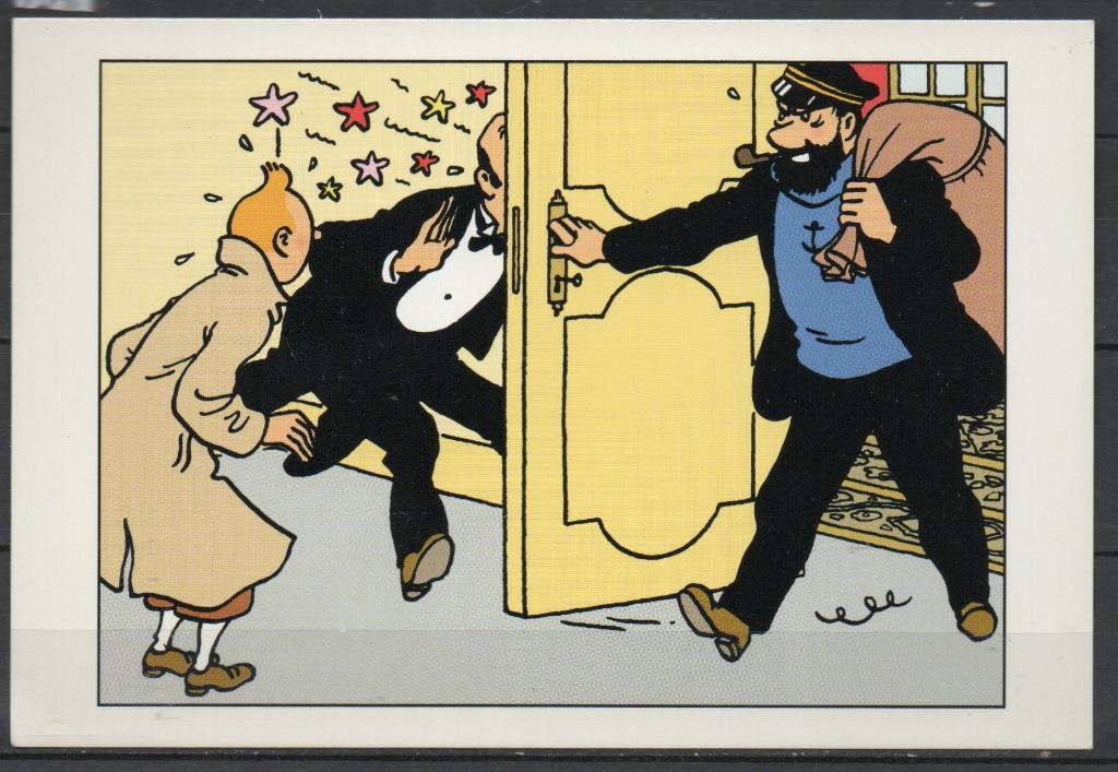 Carte postale : Hergé : Tintin T12, Enlèvement