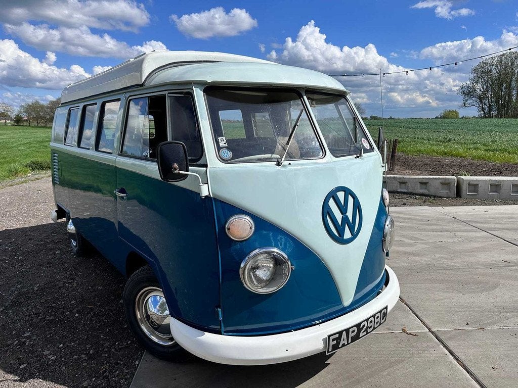VW - T1 Camper - Oldtimer, Auto's, Volkswagen, Bedrijf, Handgeschakeld, Overige carrosserie