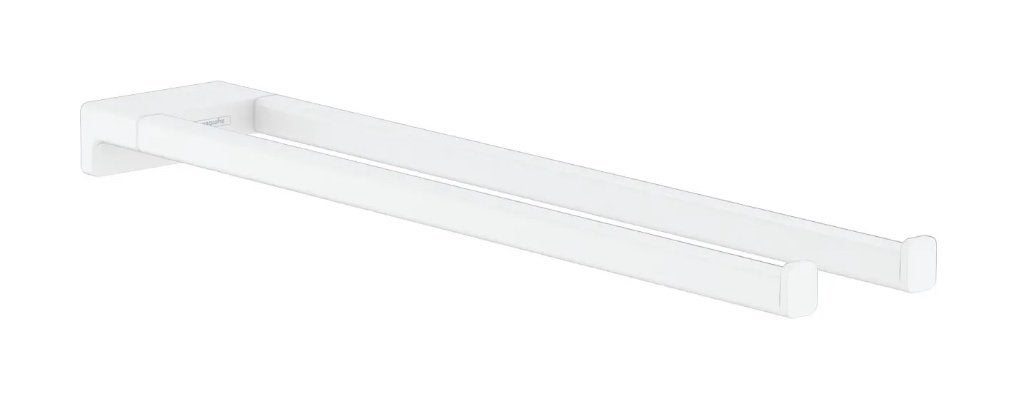 Hansgrohe AddStoris dubbele handdoekhouder - mat wit - nieuw, Ophalen, Nieuw
