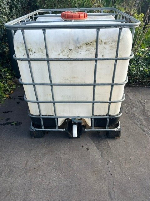 ICB ton 1000 liter, Ophalen, Kunststof, Gebruikt, Met kraantje