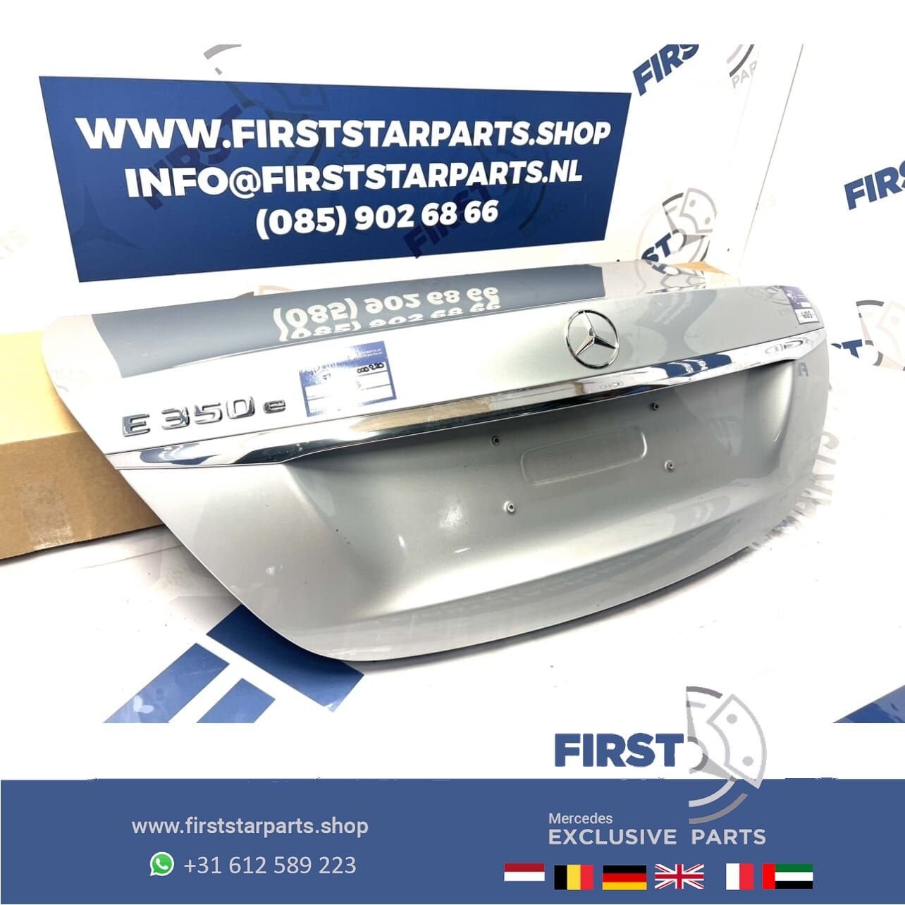 W205 C KLASSE ACHTERKLEP COMPLETE KOFFERKLEP KOFFERBAK origi, Auto-onderdelen, Gebruikt, Ophalen of Verzenden, Achter, -