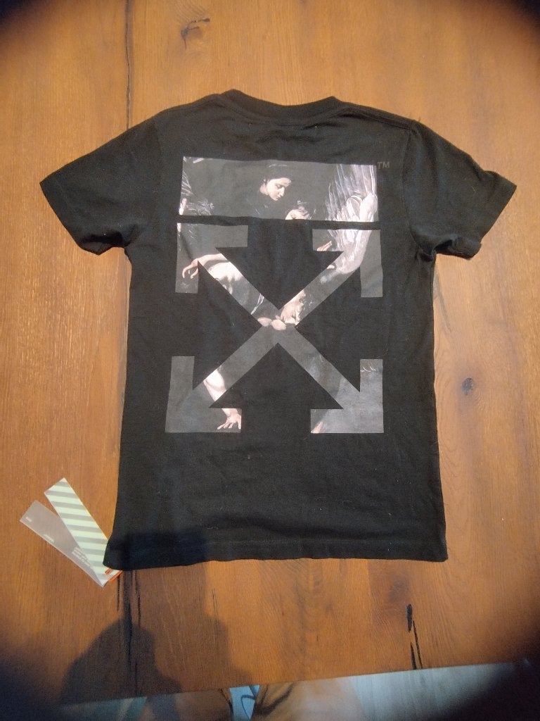 Off White tshirt Virgil Abloh, Kleding | Heren, T-shirts, Ophalen of Verzenden, Gedragen, Maat 46 (S) of kleiner, Zwart