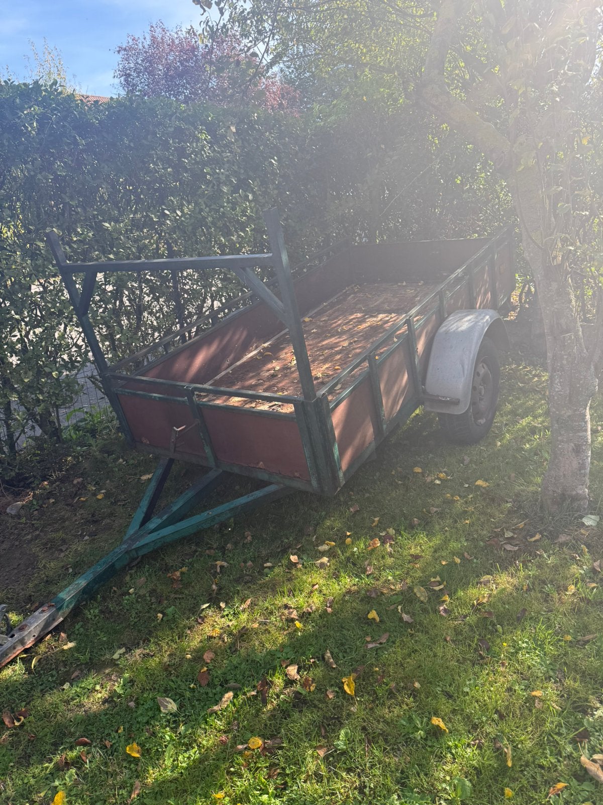 Remorque 2m50/1m25, Enlèvement, Utilisé