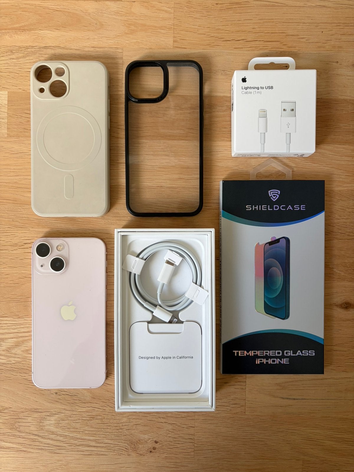 Apple iPhone 13 mini met accesoires, Télécoms, Enlèvement, Rose, 128 GB, IPhone 13 mini