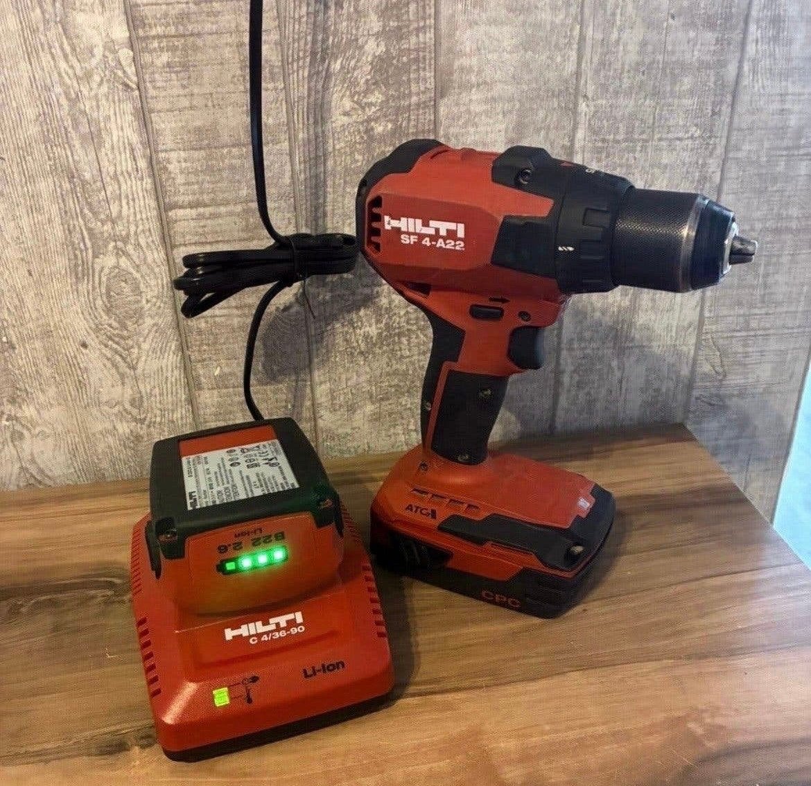 Perceuse et tournevis Hilti SF 4-A22 avec 2 piles, Enlèvement ou Envoi, Comme neuf, Foreuse et Perceuse