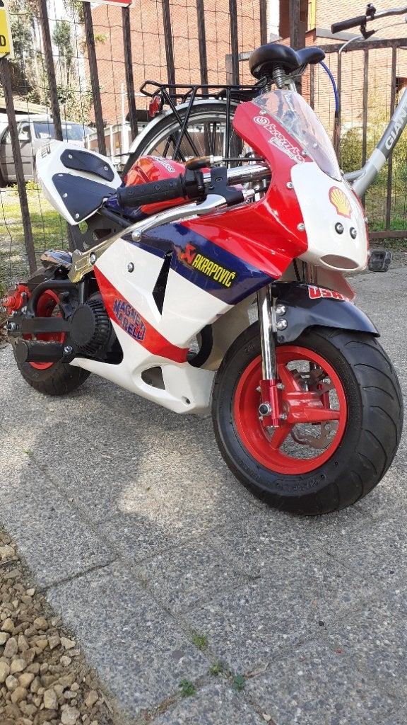 Pocketbike NIEUW! 65 cc rijdend+draaiend, Ophalen, 65 cc, Overige typen, Nieuw