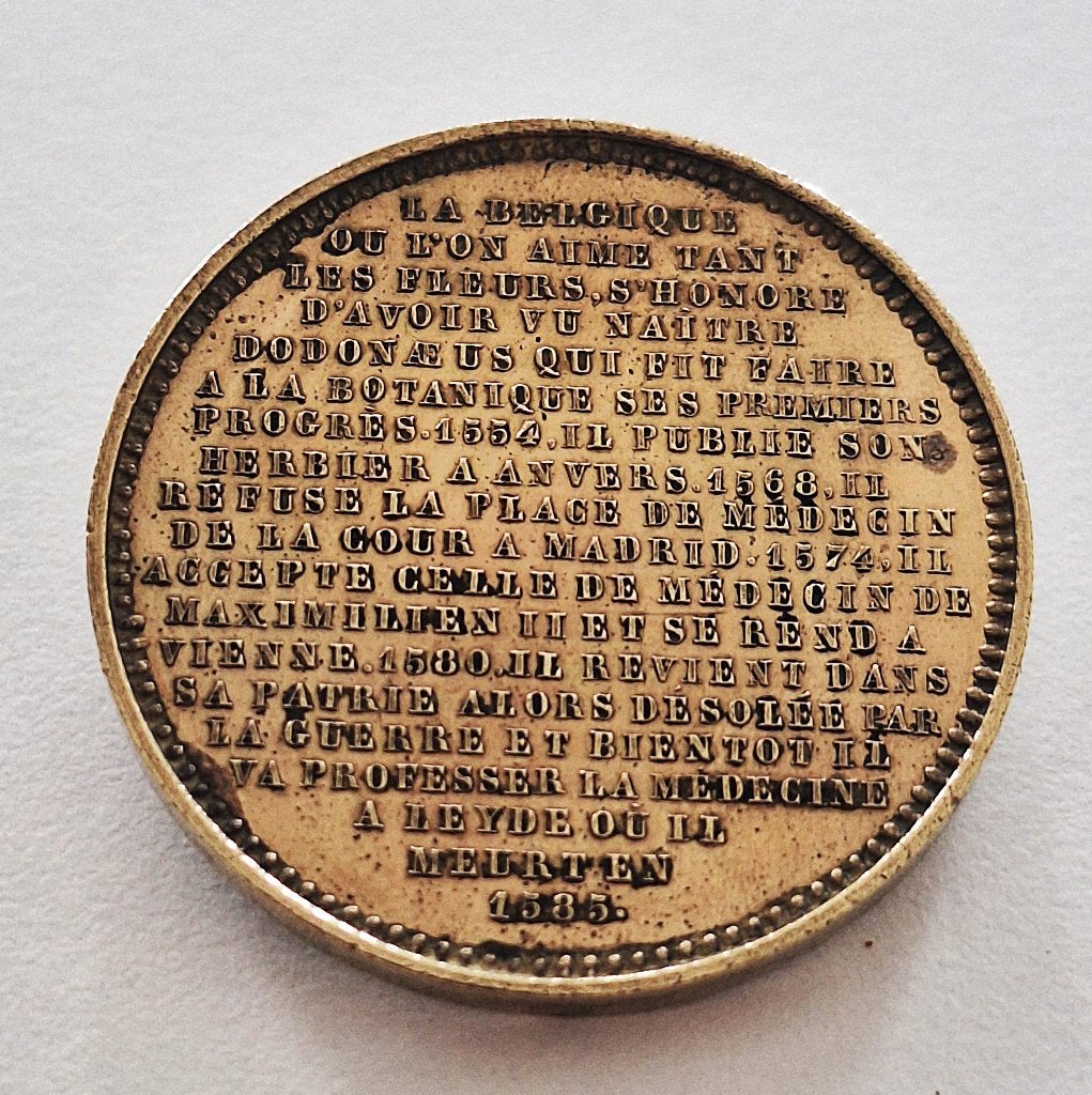 Grote mannen van België (Rembert Dodoens), Postzegels en Munten, Ophalen of Verzenden, Brons