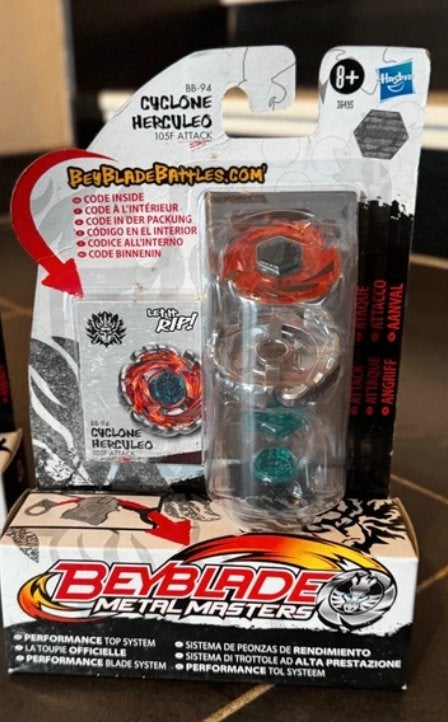 Hasbro Beyblade Metal Masters - Cyclone Herculeo 105F, Ophalen of Verzenden, Nieuw