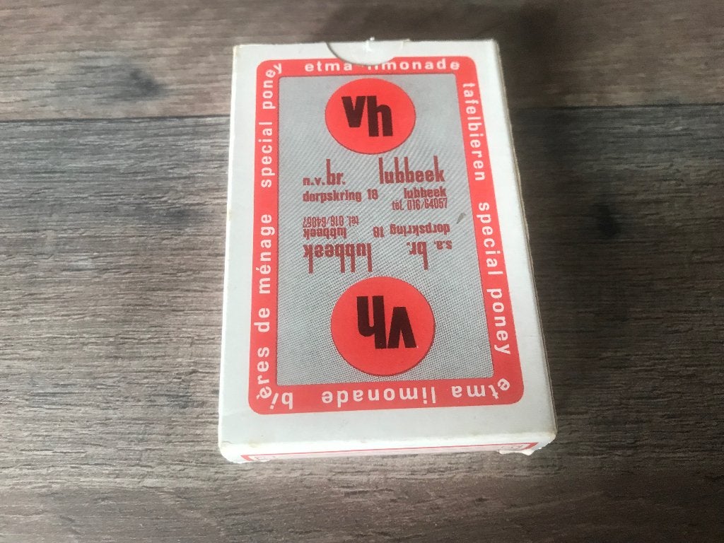 Boek speelkaarten brouwerij Verlinden lubbeek, Verzamelen, Speelkaarten, Jokers en Kwartetten, Ophalen of Verzenden, Zo goed als nieuw