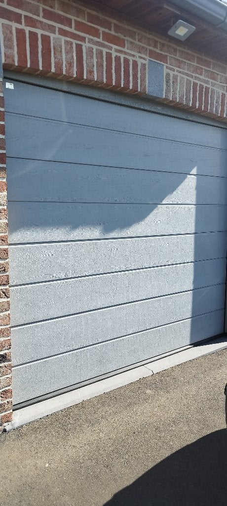 Porte de garage sectionnelle, Enlèvement, Comme neuf, Autres matériaux, Autres types