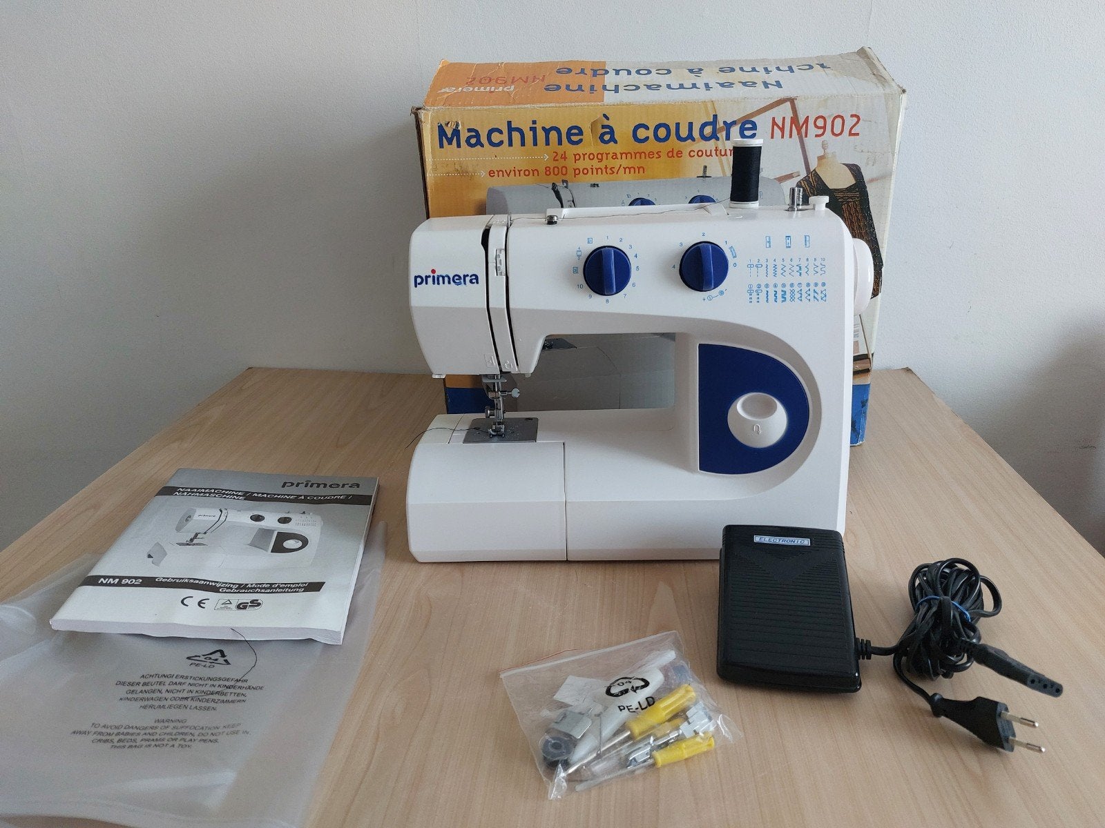 machine à coudre BERNINA, Enlèvement, Machine à coudre