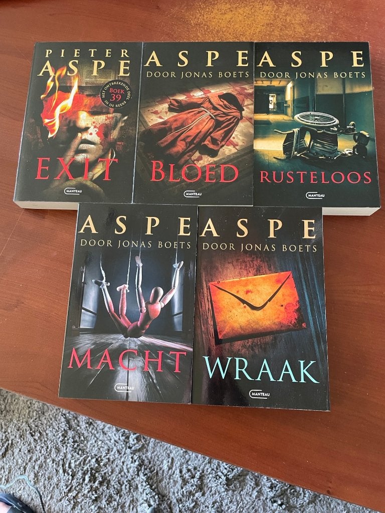 Boeken Aspe - 5 stuks, Boeken, Ophalen of Verzenden, Nieuw, Pieter Aspe