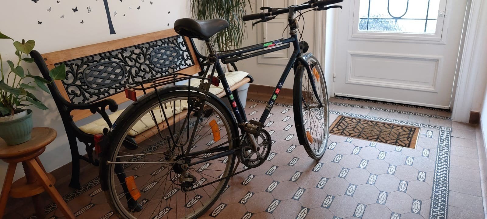 Vélo homme, Enlèvement