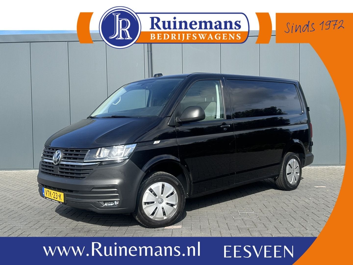 Volkswagen Transporter 2.0 TDI 150 PK DSG AUTOMAAT / L1H1 /, Auto's, Automaat, Zwart, Parkeersensor, Diesel
