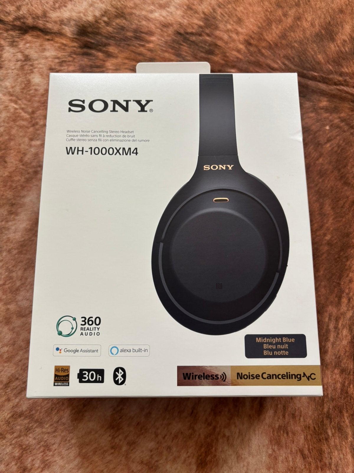 Sony WH1000XM4 blue color L.CE7, Audio, Tv en Foto, Ophalen, Draadloos, Sony, Blauw