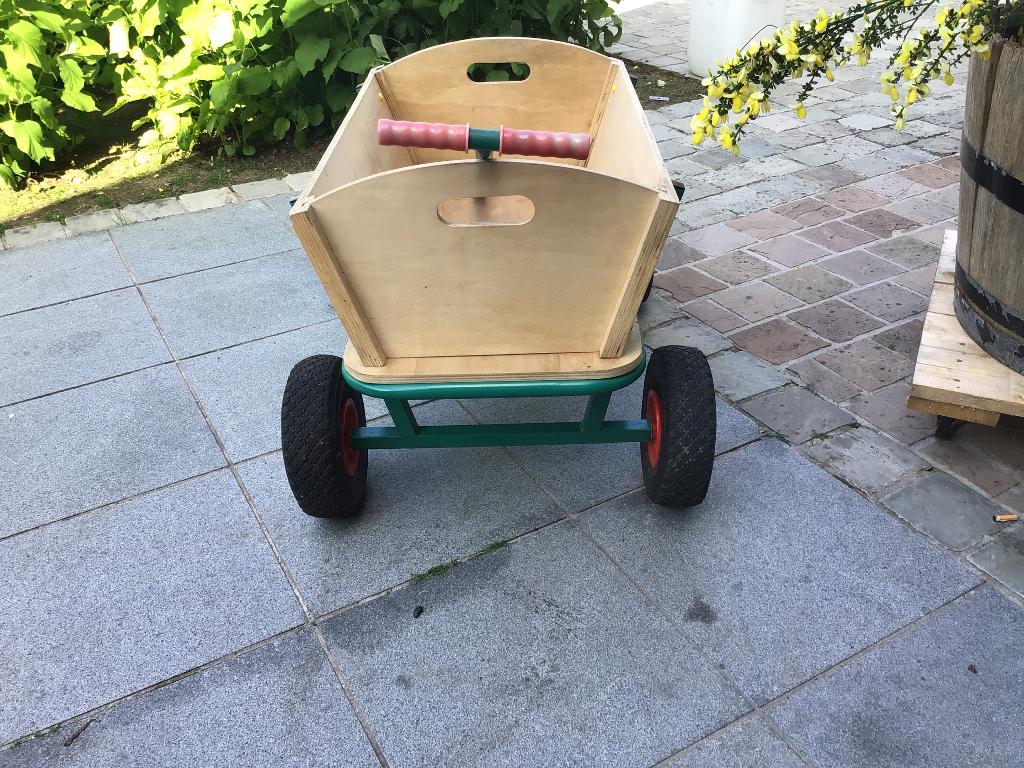 Houten bolderkar, Enlèvement, Utilisé
