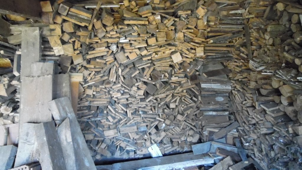 brandhout + toebehoren, Ophalen