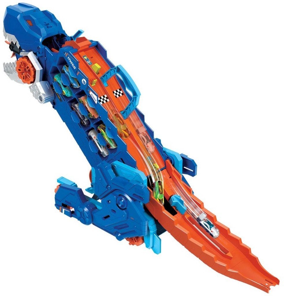 Transporteur T-rex Hot Wheels City ultime, Neuf, Électrique, Enlèvement ou Envoi, Circuit