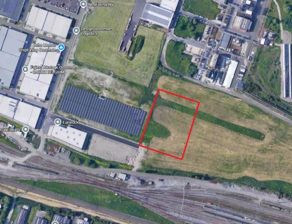 Grand terrain industriel de 8748m² à Ostende, Immo, Oostende, Ventes sans courtier, 1500 m² ou plus