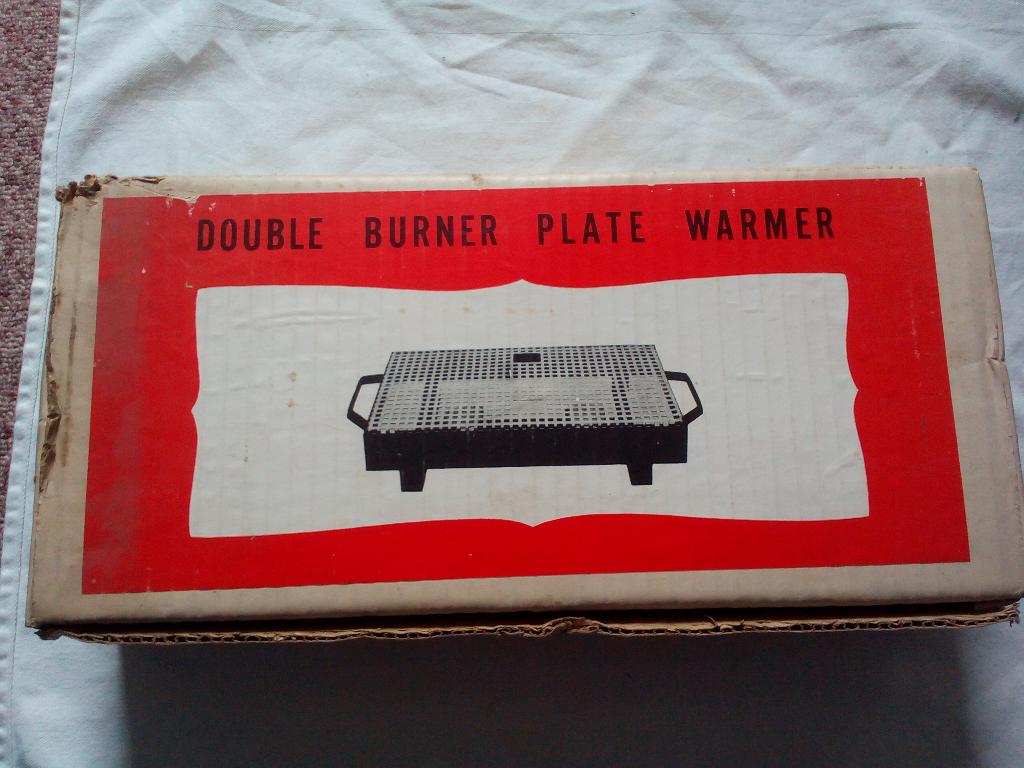 Vintage schotelverwarmer, Huis en Inrichting, Ophalen of Verzenden, Zo goed als nieuw, Overige typen