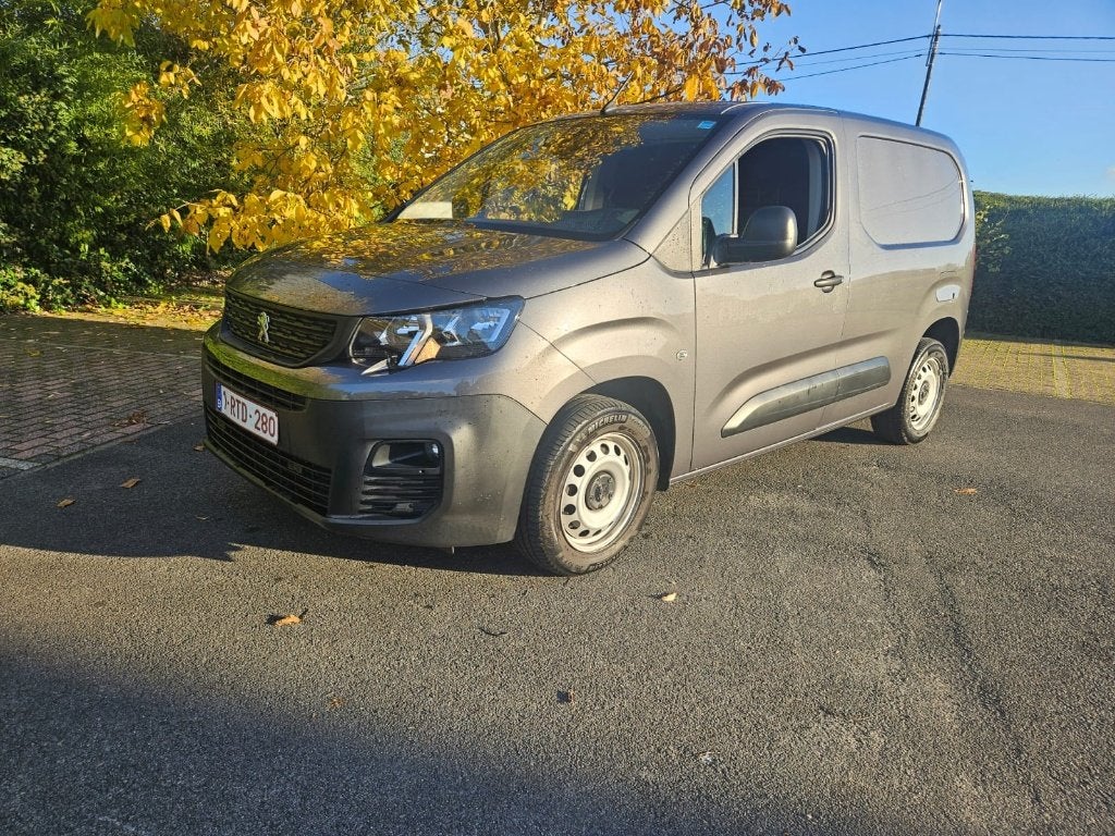 Peugeot Partner 1.5 BlueHDI ❄️AIRCO 🌍GPS, Auto's, Voorwielaandrijving, 75 kW, Stof, 4 cilinders