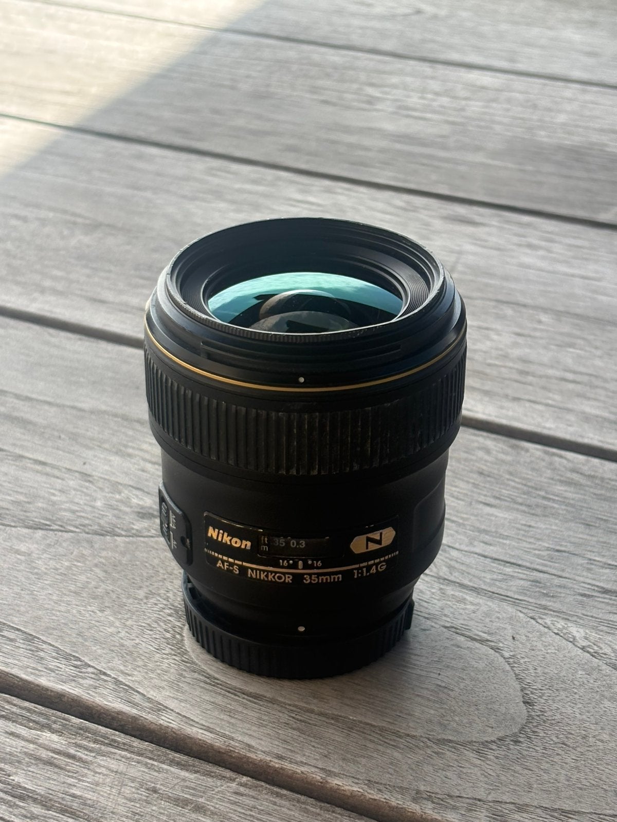 Nikkor 35mm 1.4, 35 mm, Nikon, Enlèvement, Utilisé