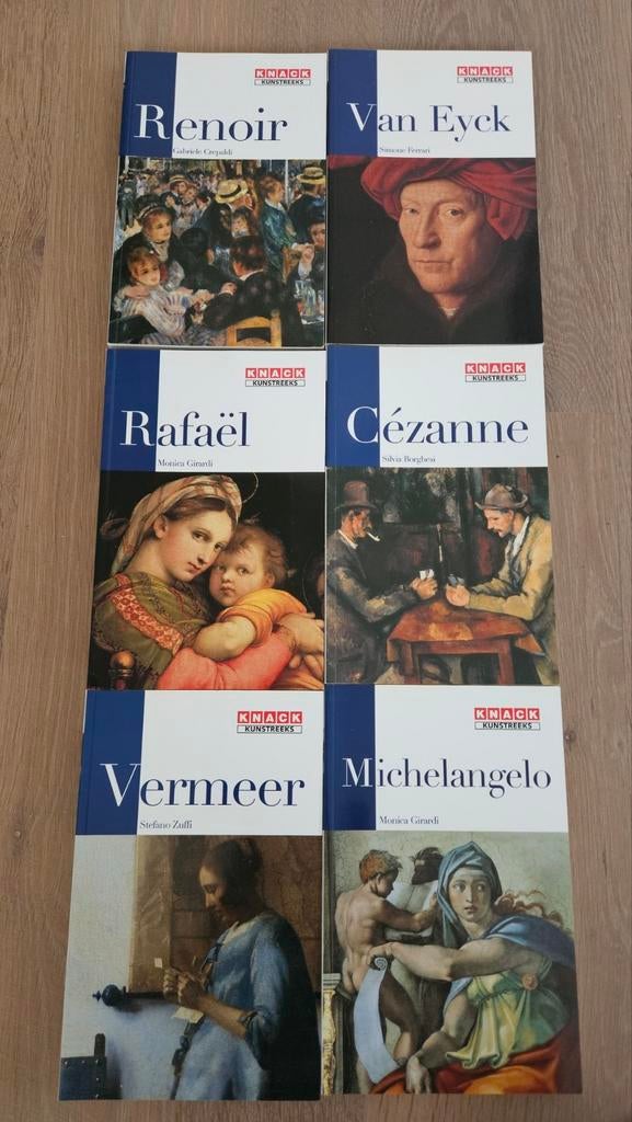 Set van 6 kunstenaars Knack kunstreeks, Enlèvement