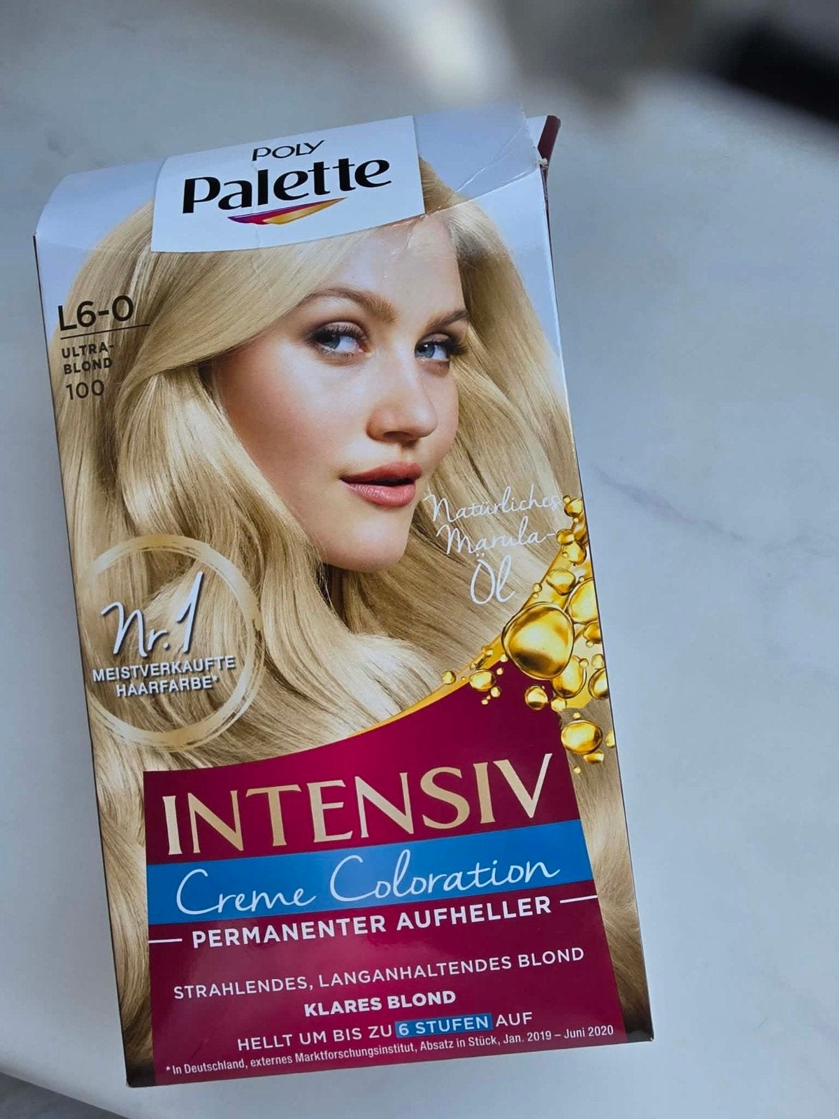 6 stuks poly palette haarverf blond te koop, Ophalen