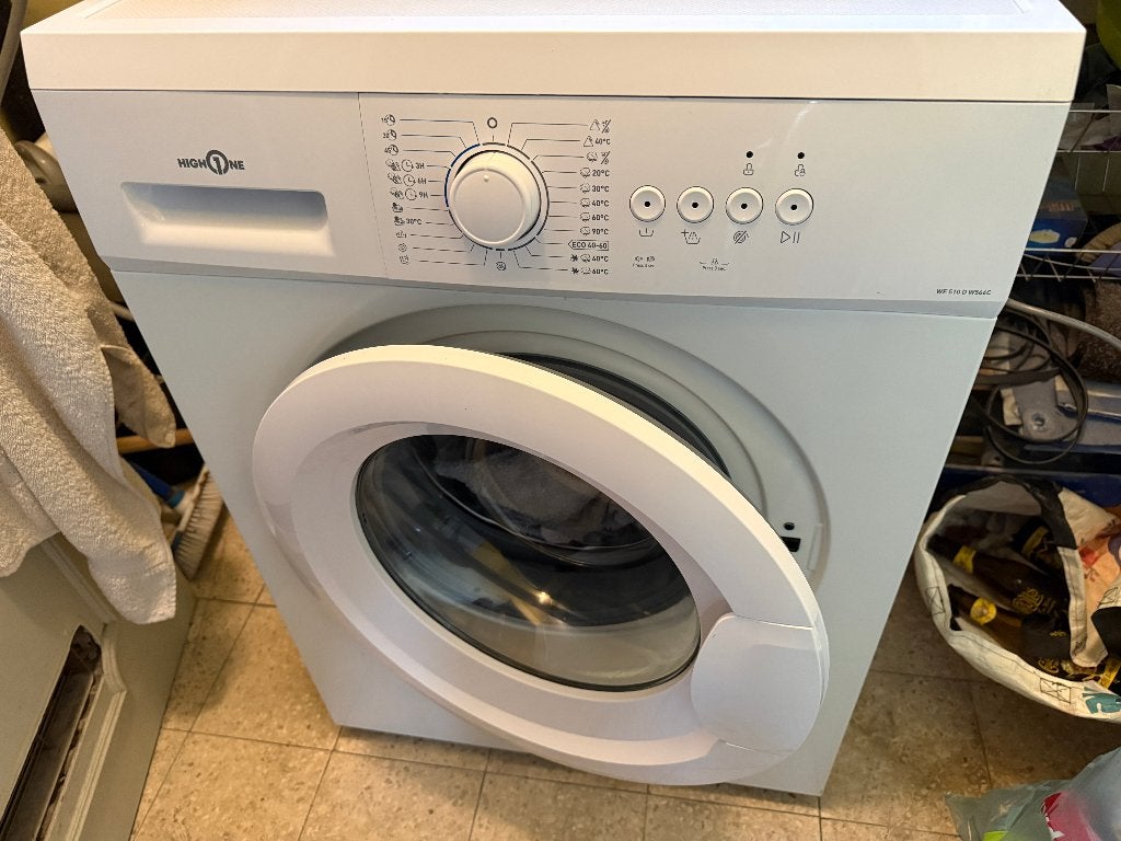 Machine a laver HIGHONE, Elektronische apparatuur, Wasmachines, Minder dan 1200 toeren, Voorlader, 85 tot 90 cm, 4 tot 6 kg