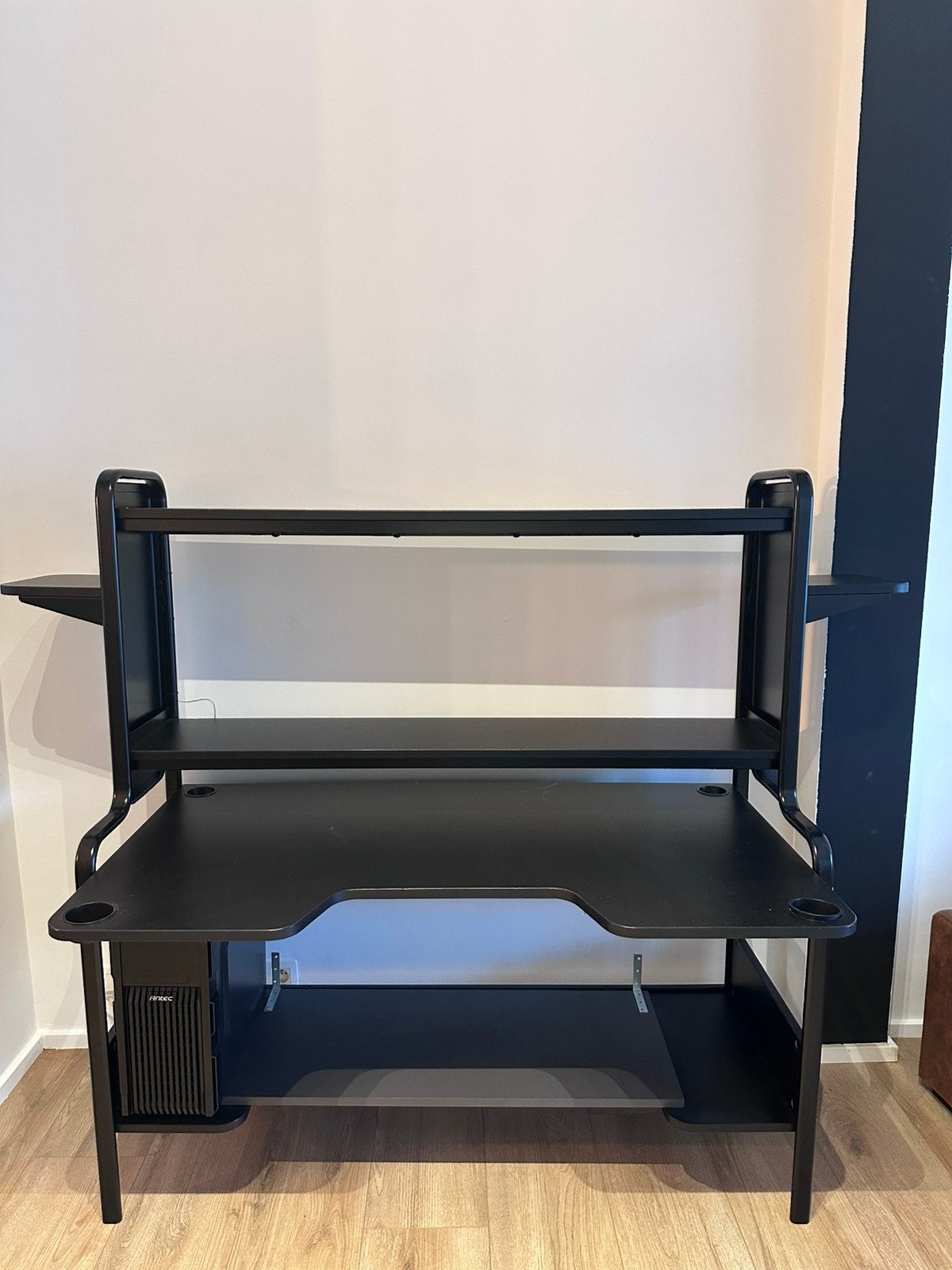 Computer / workstation – zwart – veel opbergruimte, Huis en Inrichting, Ophalen, Zo goed als nieuw