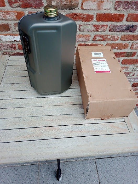brandstof tankje voor Zibro Kamin kacheltje 15€., Huis en Inrichting, Ophalen, Nieuw, Petroleumkachel