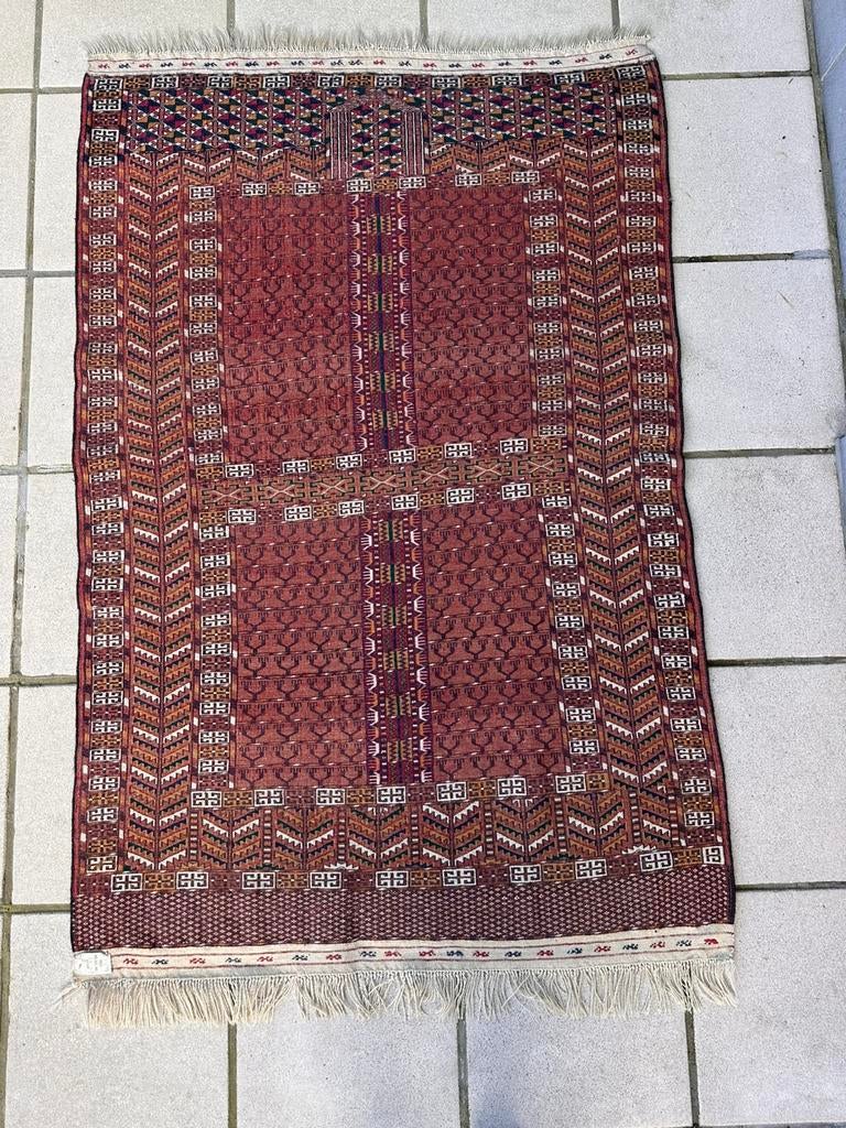 Tapis d’orient Turkmène HATCHLOU en laine 120x180, Enlèvement