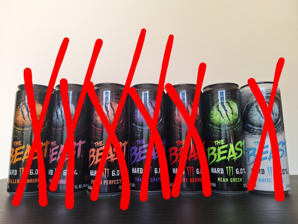 Monster Energy The Beast Hard Tea Mean Green blik 355ml vol, Verzamelen, Blikken, Ophalen of Verzenden