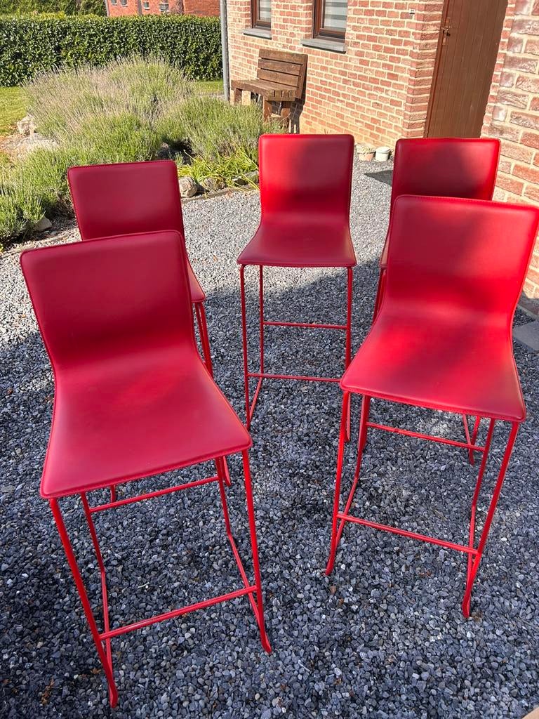 Chaise haute, Enlèvement, Utilisé, Cuir, Avec repose-pieds