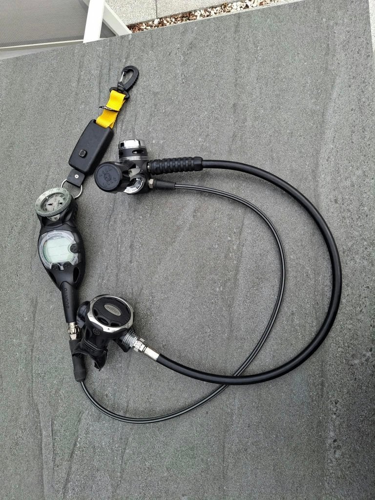 Complete Aqualung Legend / Suunto Cobra ademautomaatset, Ophalen, Gebruikt, Duikcomputer