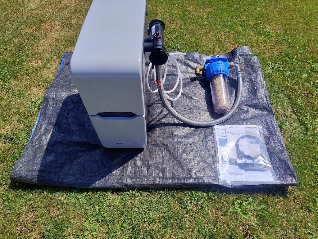 Waterontharder kinetico, Ophalen, Zo goed als nieuw, Waterontharder met zout
