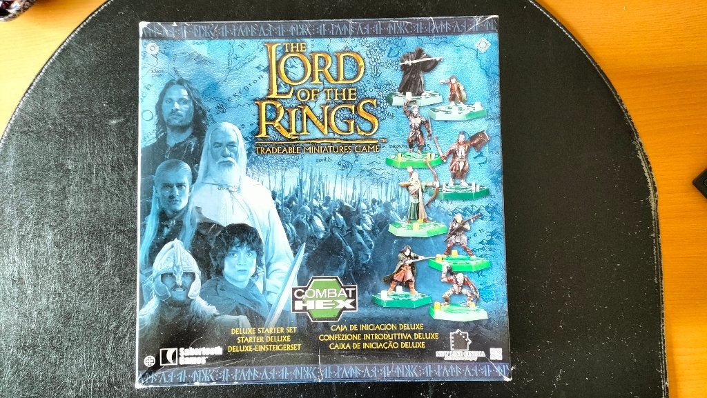 Tradeble miniatures game Le Seigneur des Anneaux (28 fig), Trois ou quatre joueurs, Enlèvement ou Envoi, Comme neuf, Combat HEX