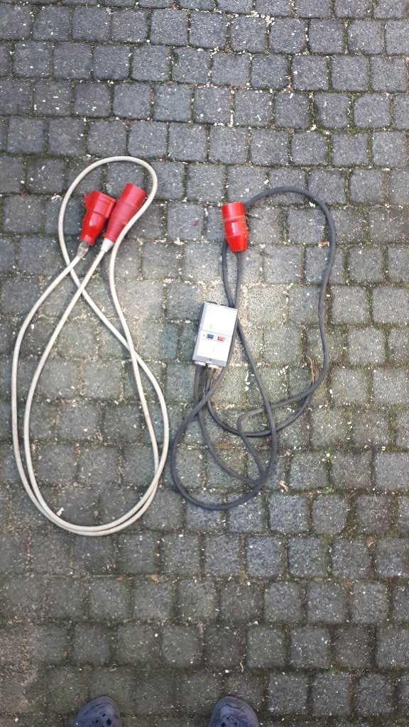 3 fase machine motor met verlengkabel, Doe-het-zelf en Bouw, Ophalen of Verzenden, Gebruikt, Elektromotor